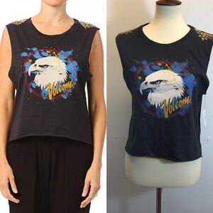 Volcom Tees Me Tank Top size S Vintage black
